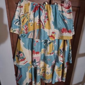 Floral Multicolor Women's Skirt